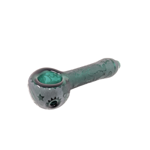 5" Heady Deep Etched aHand Pipe By Lookah [YD-2] 